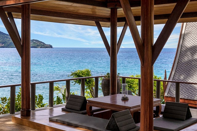 Deluxe Ocean Pavilion, Outdoor Sala, Amanpuri