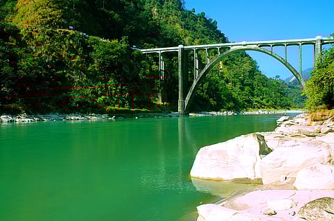 Coronation Bridge in Kalimpong