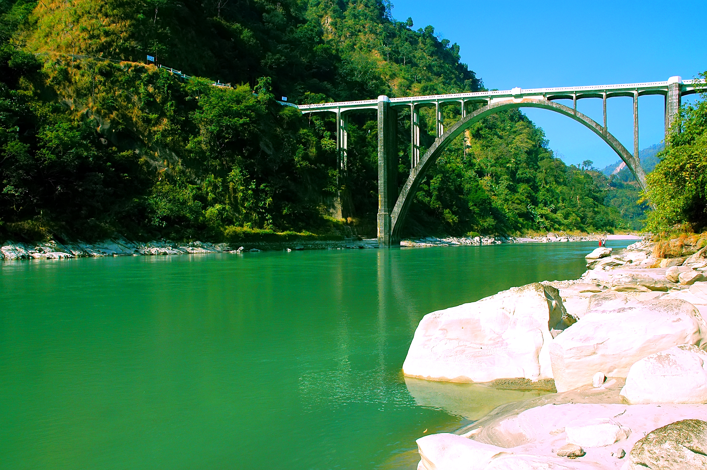 Coronation Bridge in Kalimpong