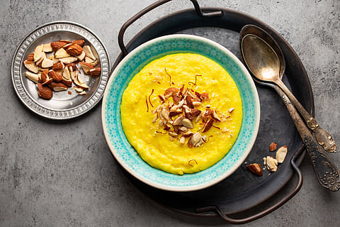 Traditional Indian phirni