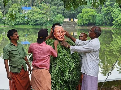 @the.blue.yonder/Instagram : Onam festival in a Kerala village