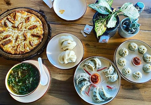 The delicious fare at Cafe Anahata