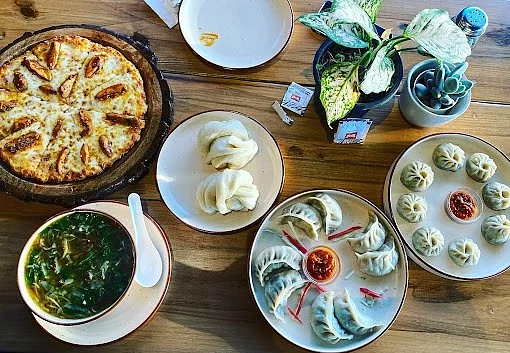 The delicious fare at Cafe Anahata