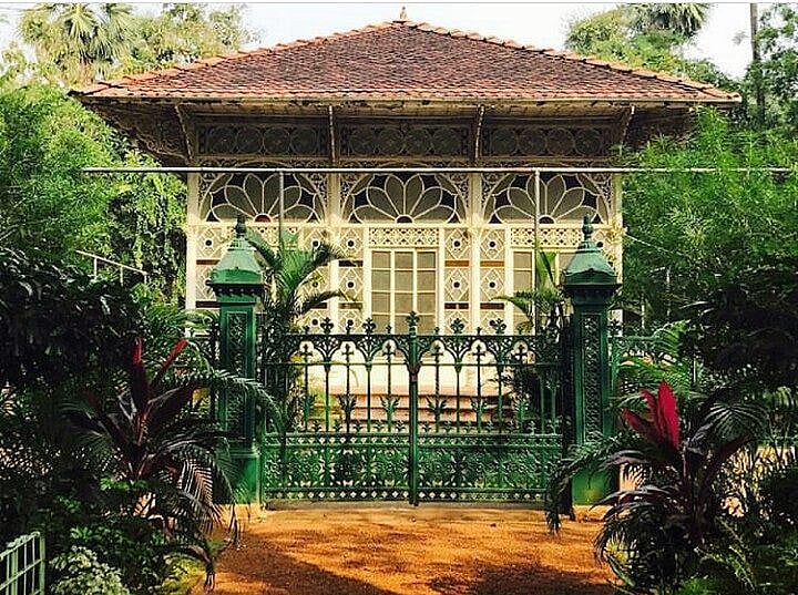 The Upasana Griha or prayer hall was built by Tagores father in 1863