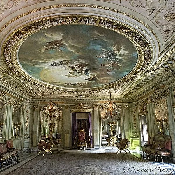 Interiors of the Lal Bagh Palace in Indore