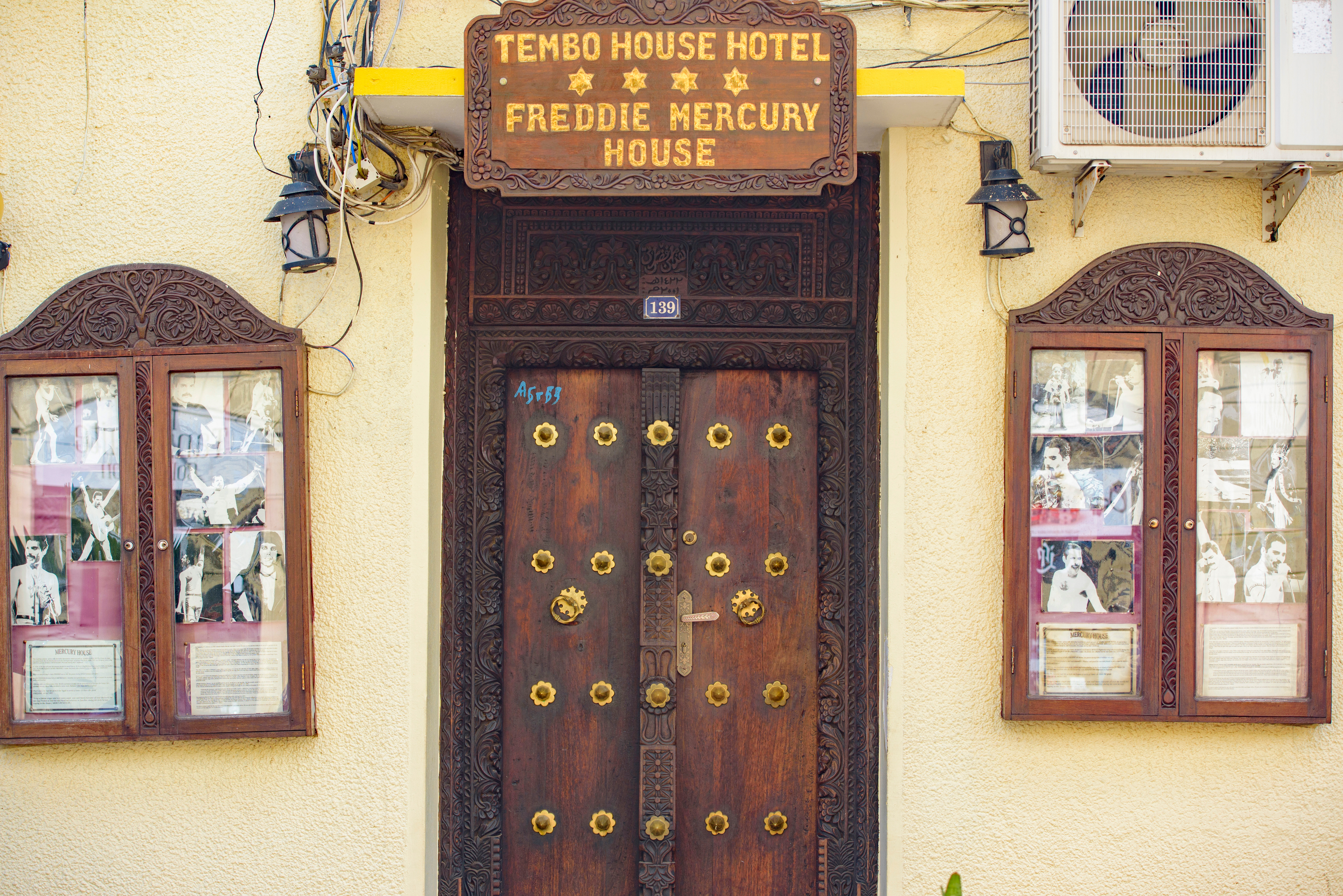 The Tembo House Hotel and Freddie Mercury House, Zanzibar
