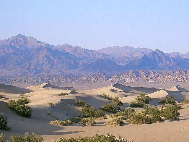 You have to brave scorching temperatures in Death Valley, California