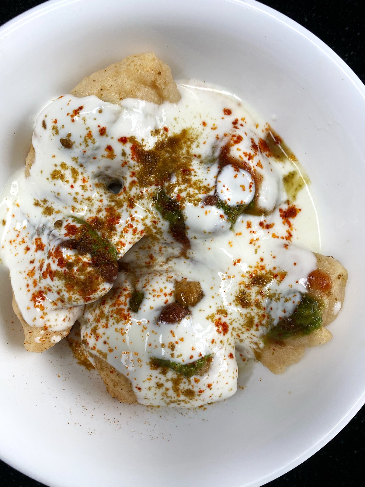 Flying Dahi Vada at Joshi Dahi Vada