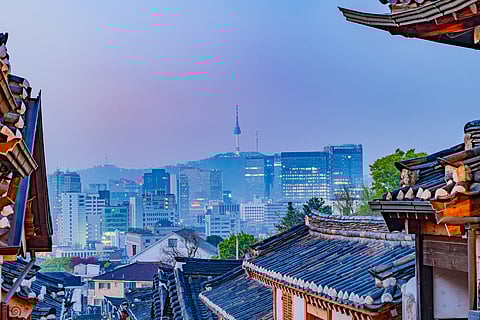 A look into Seoul skyline