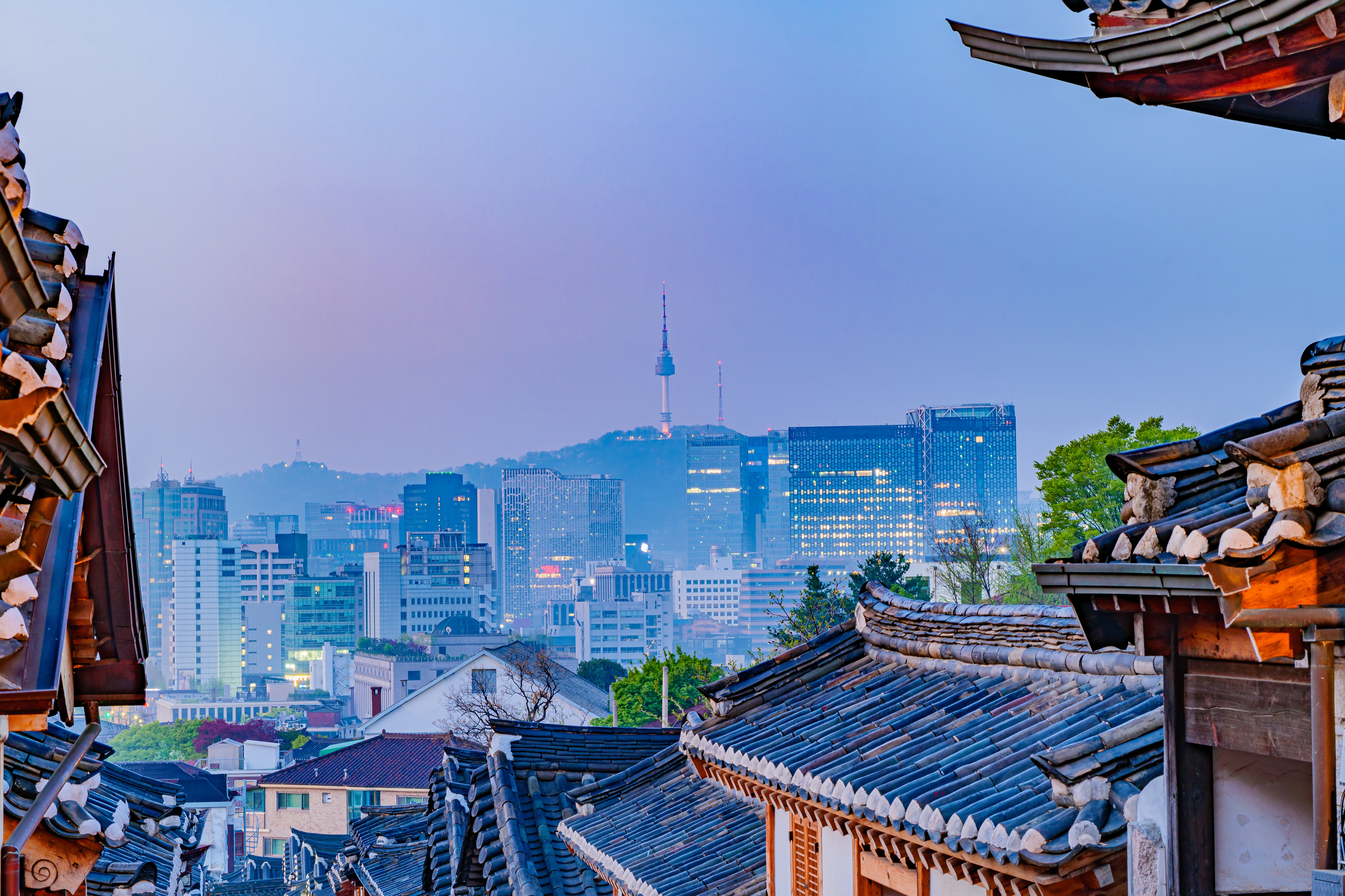 A look into Seoul skyline