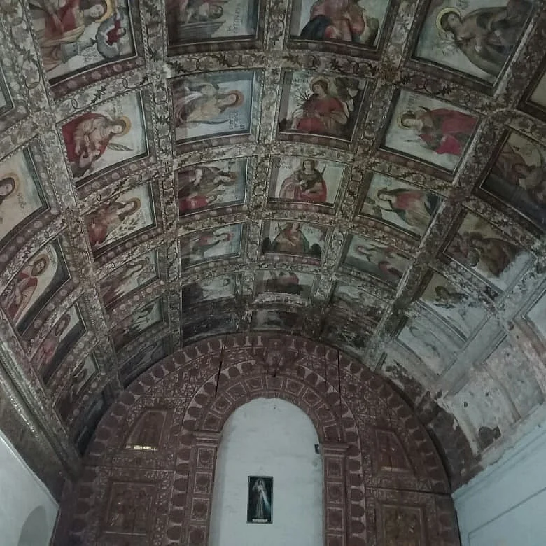 The ceiling of Convent of Santa Monica