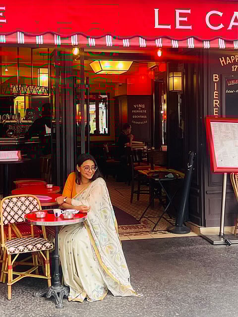 At a Parisian café