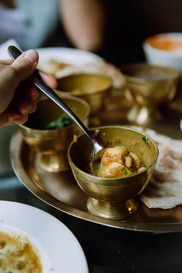 Depositphotos : Nepalese vegetarian set