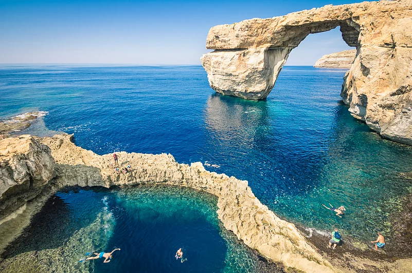 Azure Window in Gozo Island