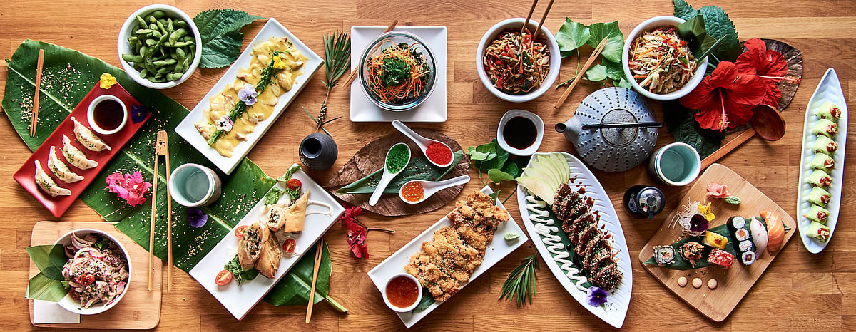 A smorgasbord of traditional Japanese cuisines