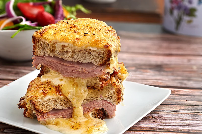 Gruyère cheese sandwich