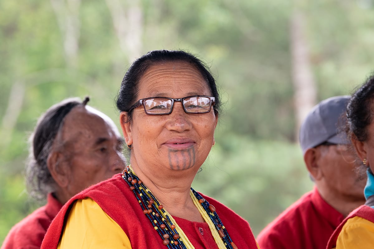 An Apatani tribal woman