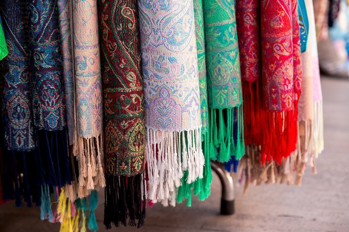 Pashmina shawls are renowned for their warmth and softness.