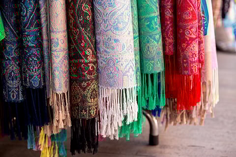 Pashmina shawls are renowned for their warmth and softness.