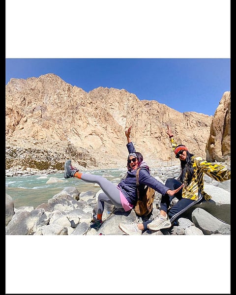 Kirti Kulhari in Ladakh