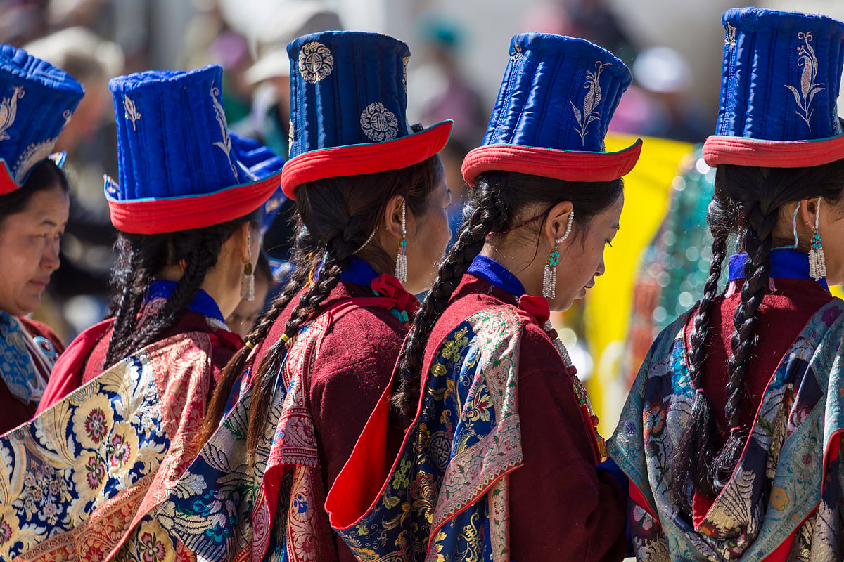 Women in a festival at Leh