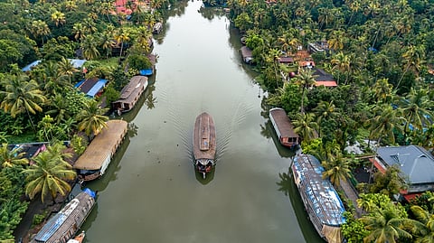 Kumarkom backwaters in Kerala