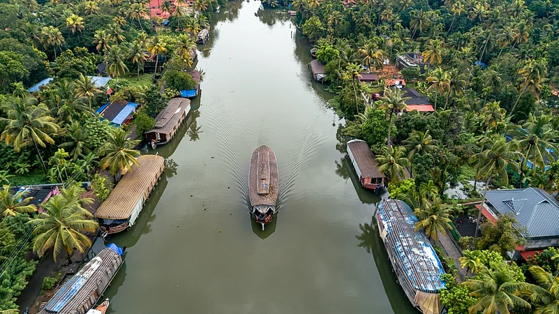 Kumarkom backwaters in Kerala