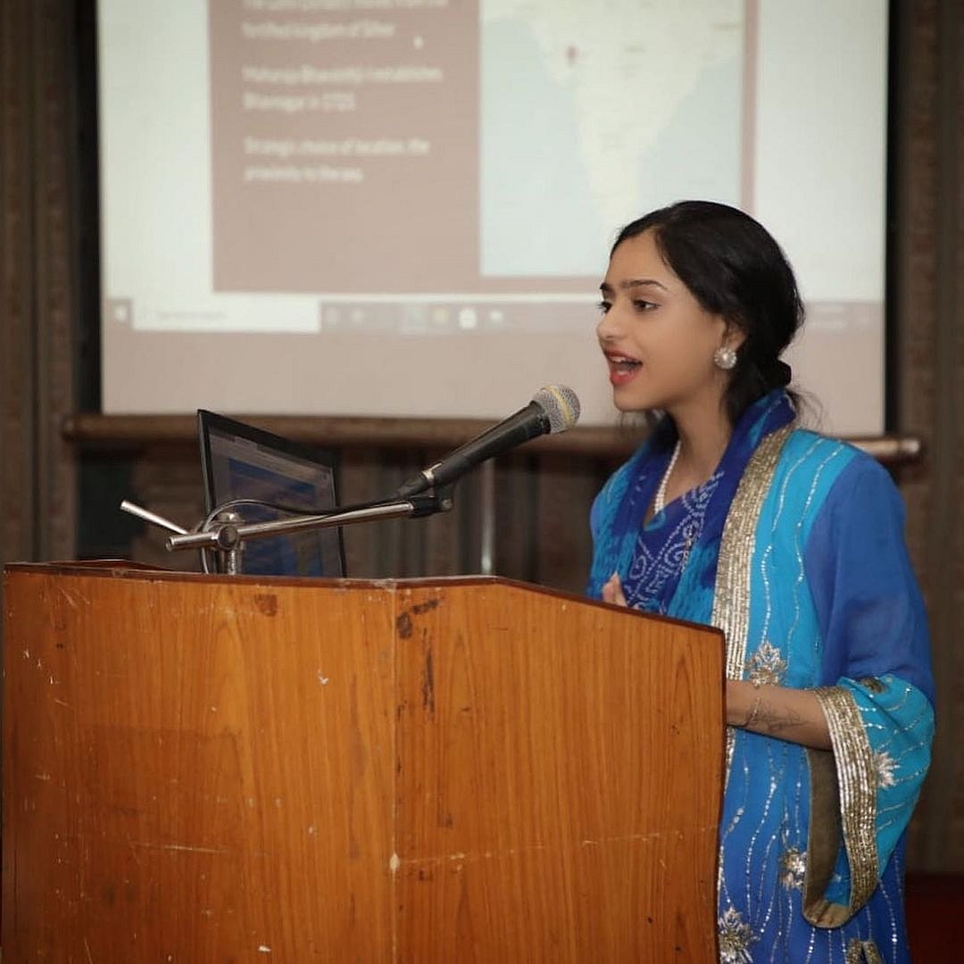 Brijeshwari Kumari Gohil at the Indian National Trust for Art and Cultural Heritage (INTACH) Bhavnagar Chapter inauguration and INTACH Gujarat meet