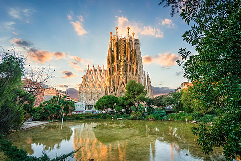 The part of La Sagrada Familia built by Gaudí was declared a UNESCO World Heritage Site in 2005