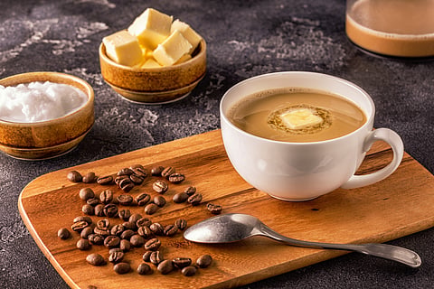 Butter coffee of bulletproof coffee