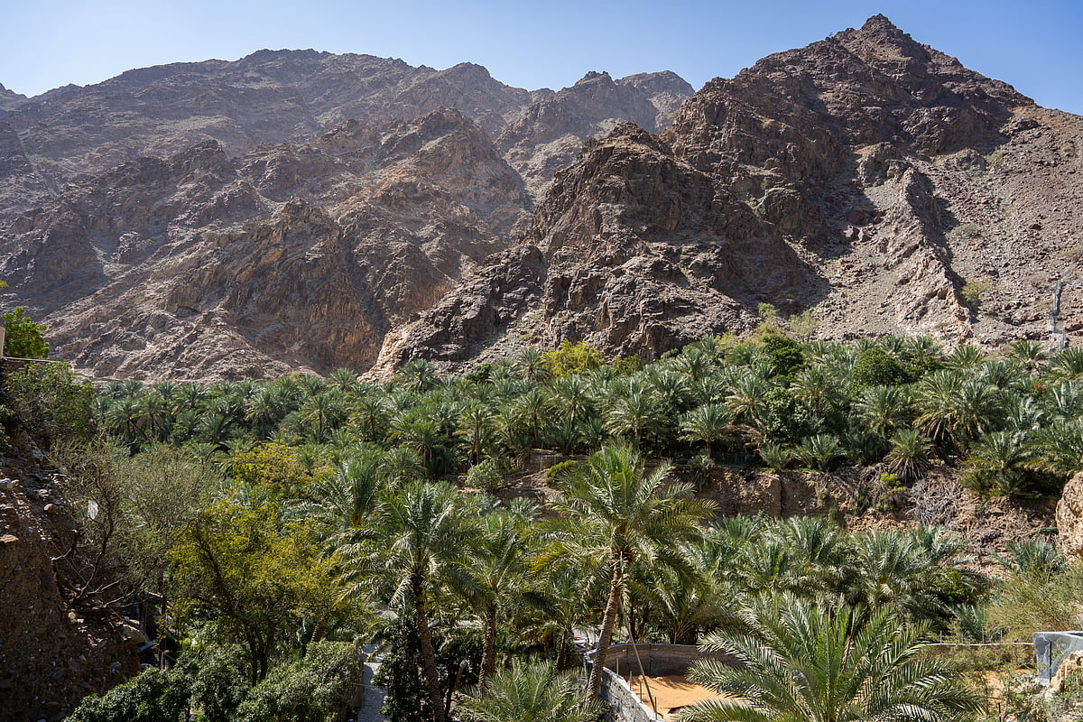 The Wadi Shees Nature Trail in Sharjah, UAE