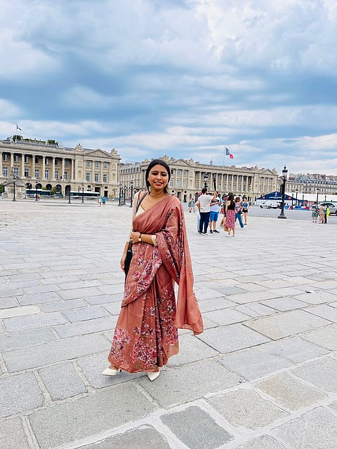 Banerjee spent six days in Paris