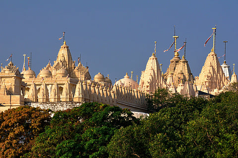 The temples are grouped into tunks or enclosures