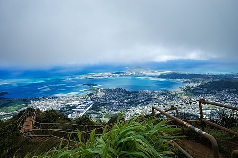 A view in O'hau