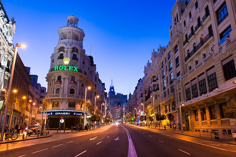 Gran Via, Madrid