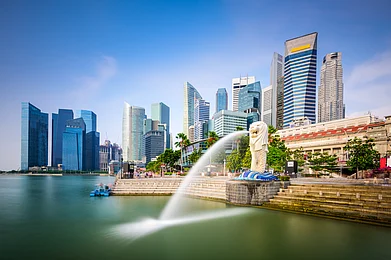 Depositphotos : Singapore skyline