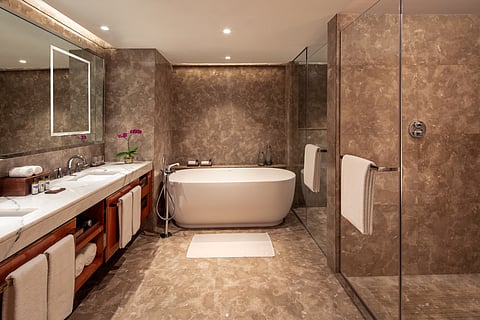 Inside a Hyatt suite