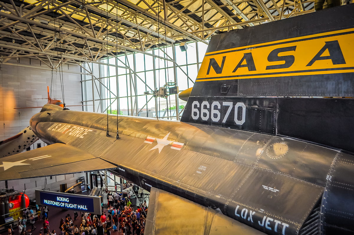 A replica of the NASAs famous North American X-15 66670, an hypersonic rocket-powered aircraft
