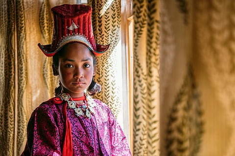 Woman in a traditional attire