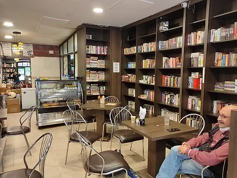 Inside the charming Charleville Bookstore & Cafe