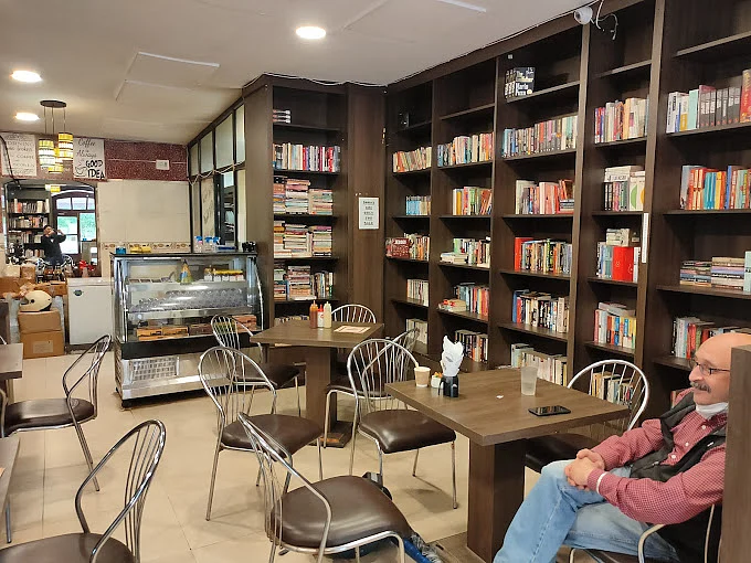 Inside the charming Charleville Bookstore & Cafe