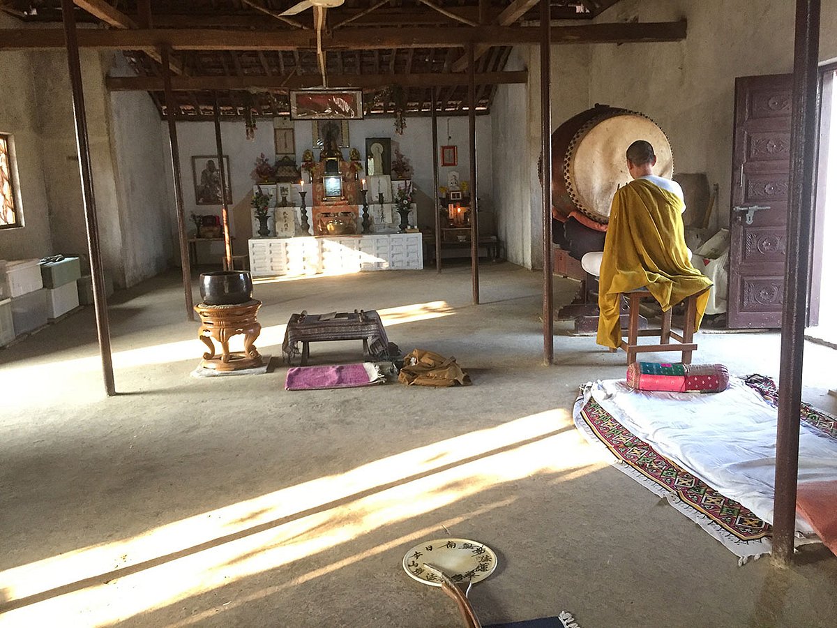 Inside the Nipponzan Myohoji Buddhist Temple
