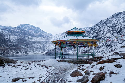 A mountain in Gangtok