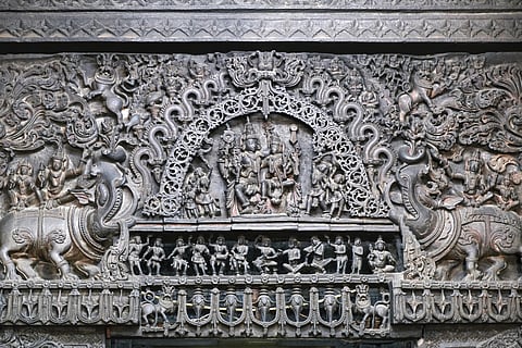 The intricacies of the temple