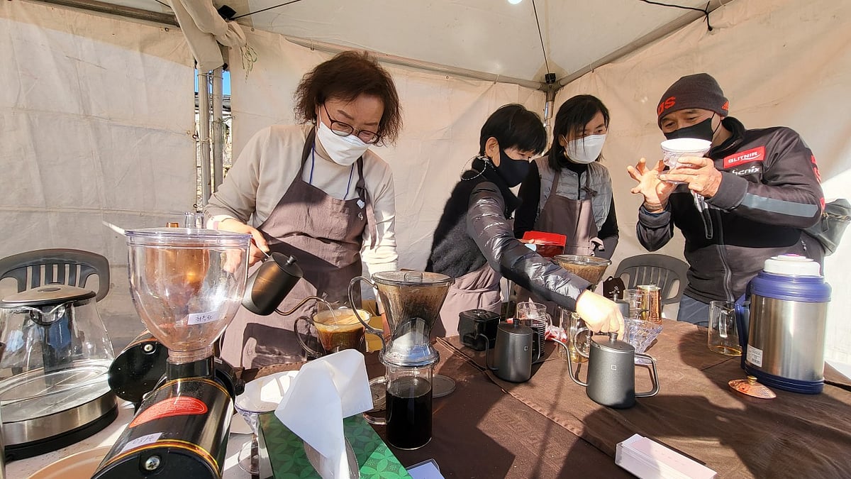 Gangneung Coffee Festival is hosted every October