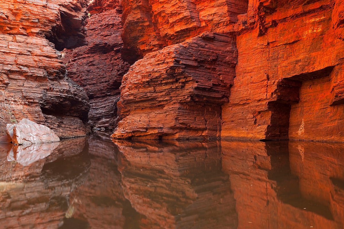 The rock formations at Pilbara