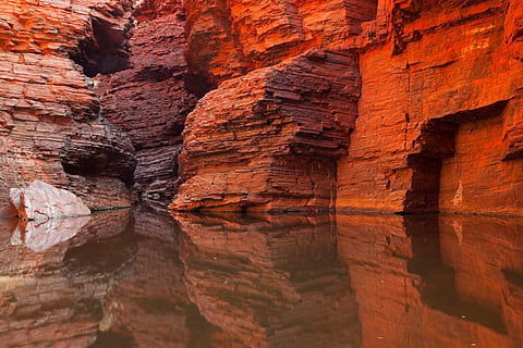 The rock formations at Pilbara