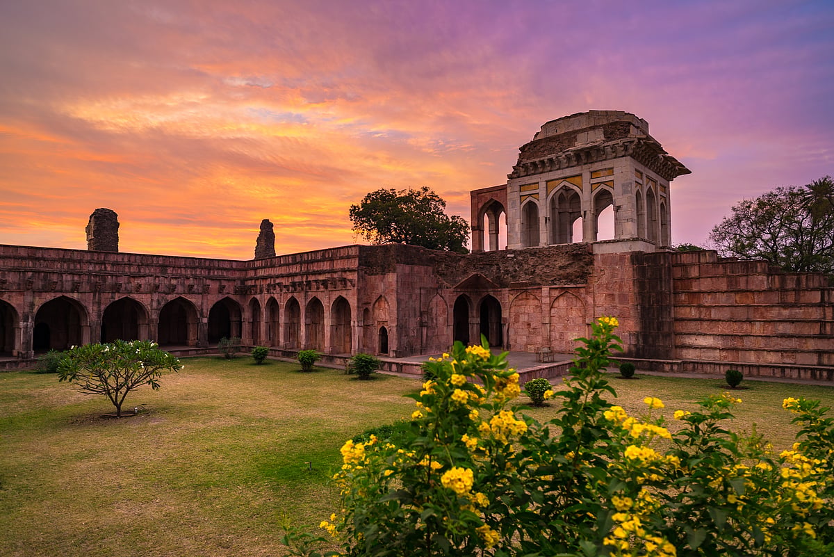 Mandu houses the finest examples of Afghan architecture