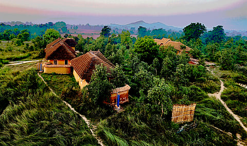 The Sarai at Toria is an eco-lodge near Khajuraho, Madhya Pradesh