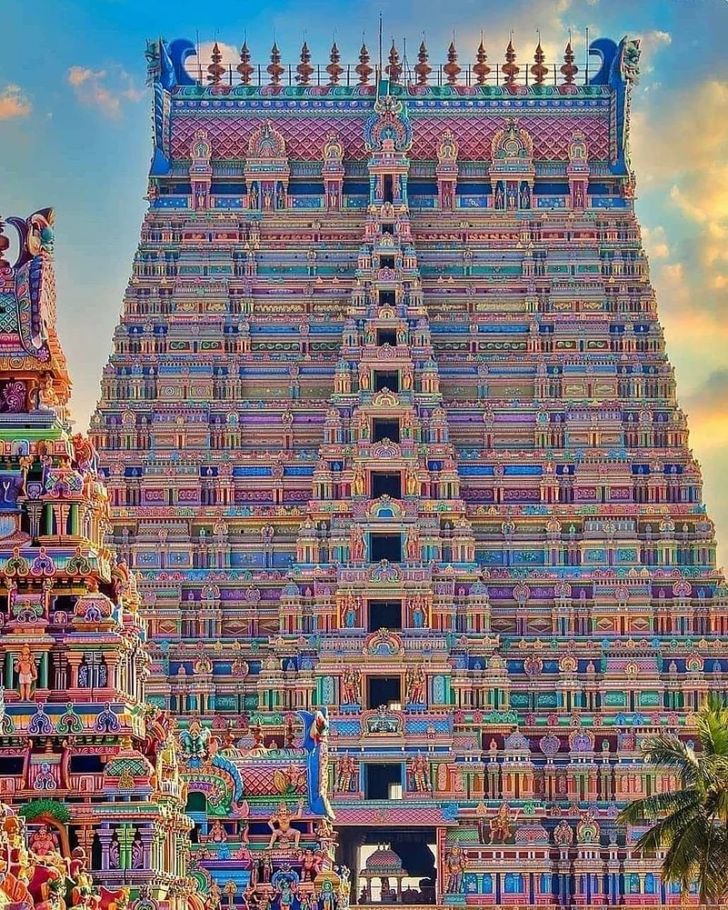 The breathtaking Sri Ranganathaswamy Temple in Tiruchirappalli